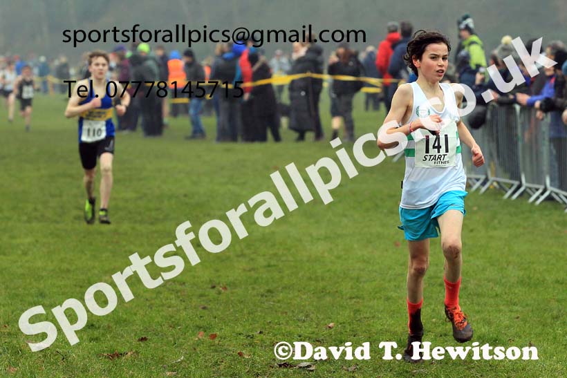 Boys Under-13s 2023 Northern Cross Country Champs., Witton Park, Blackburn. Photo: David T. Hewitson/Sports for All Pics